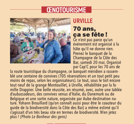 70 ans ça se fête !