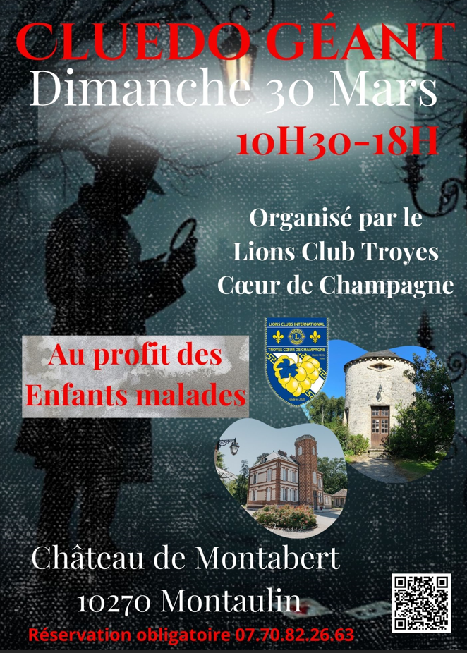 Cluedo géant au château de Montabert