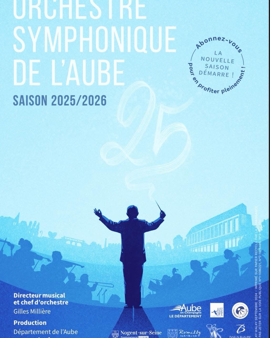 Lancement de la 25ème saison de l'Orchestre Symphonique de l'Aube.
