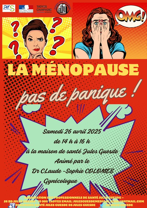 La ménopause .... pas de panique !