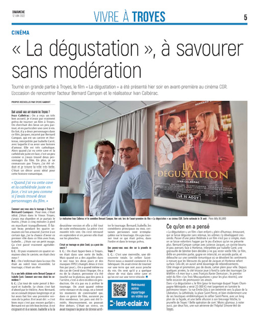 Le film «La dégustation», à savourer sans modération