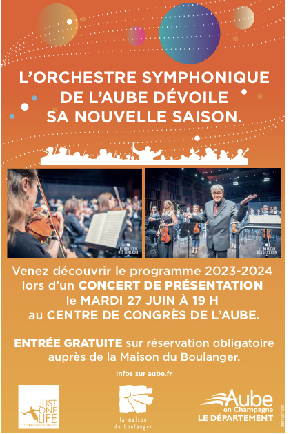 OSA : Concert de présentation de la saison 2023-2024