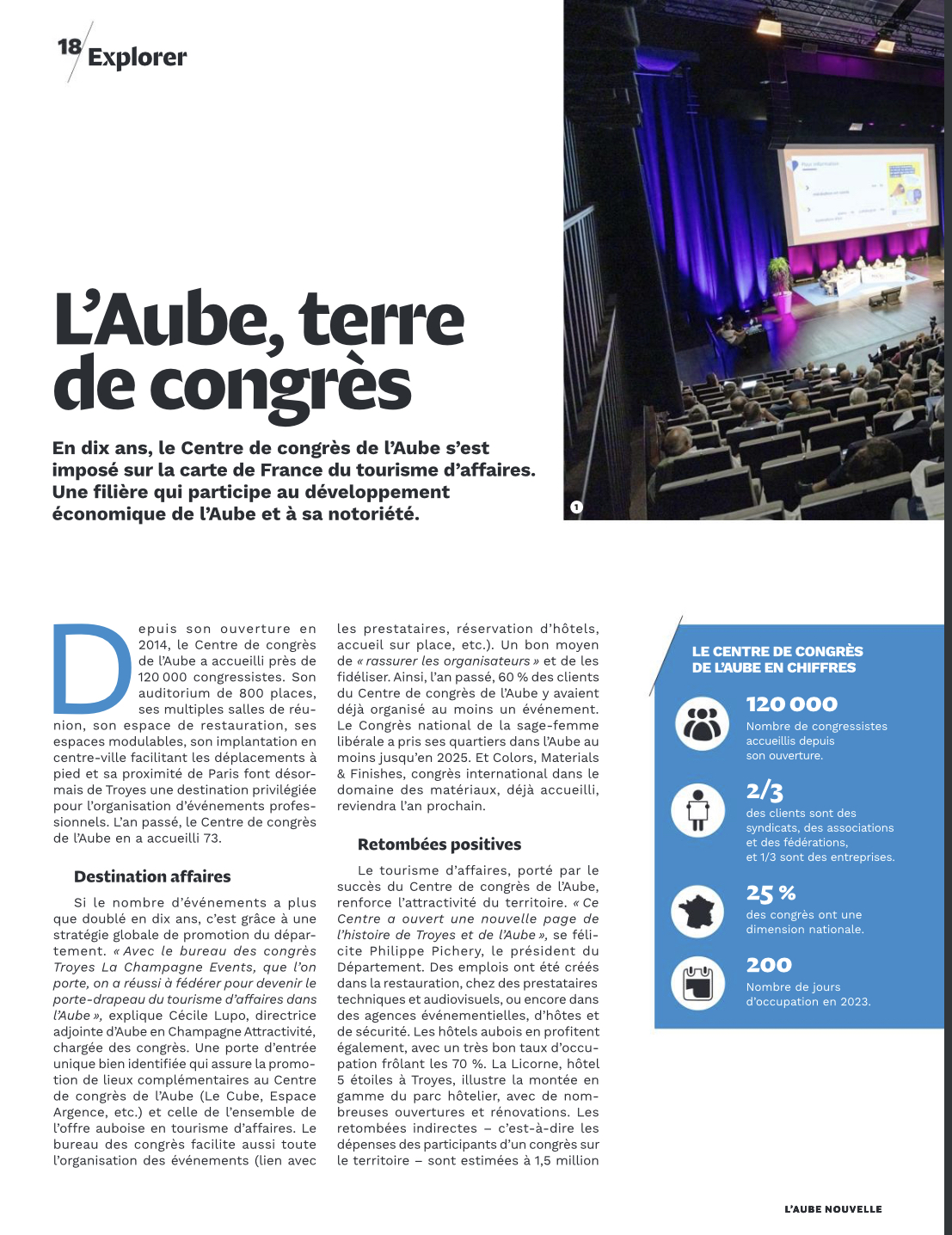 L'Aube, terre de congrès