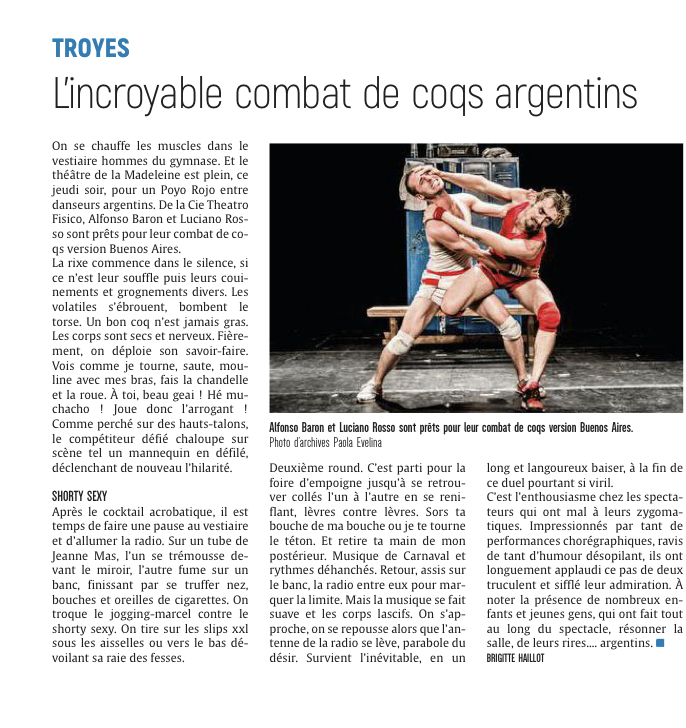 L'incroyable combats des coqs argentins .